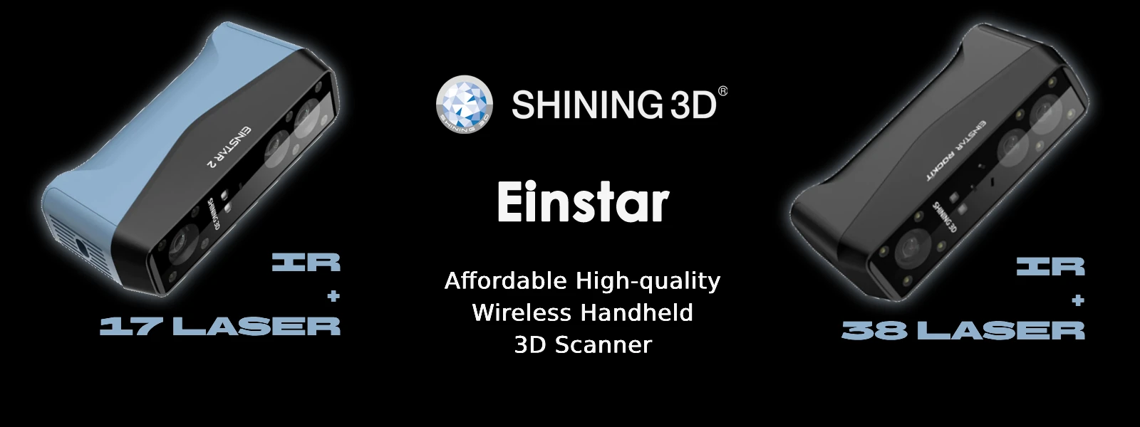 EinStar2 + Einstar Rockit Handheld 3D Scanner
