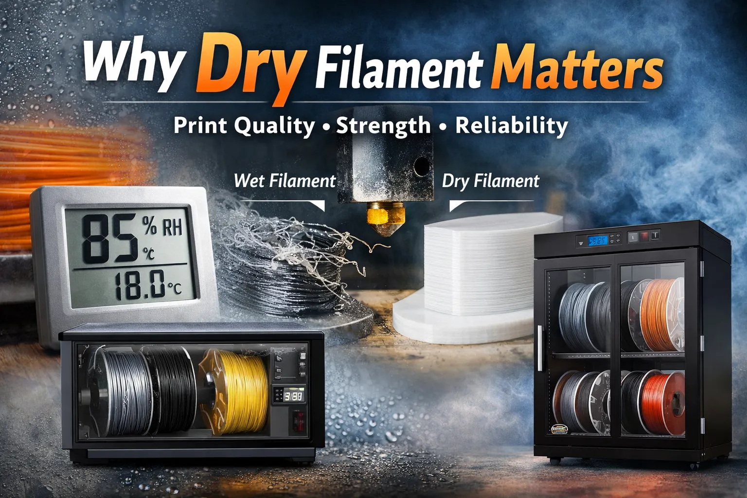 Filament Care: Drying and Storage