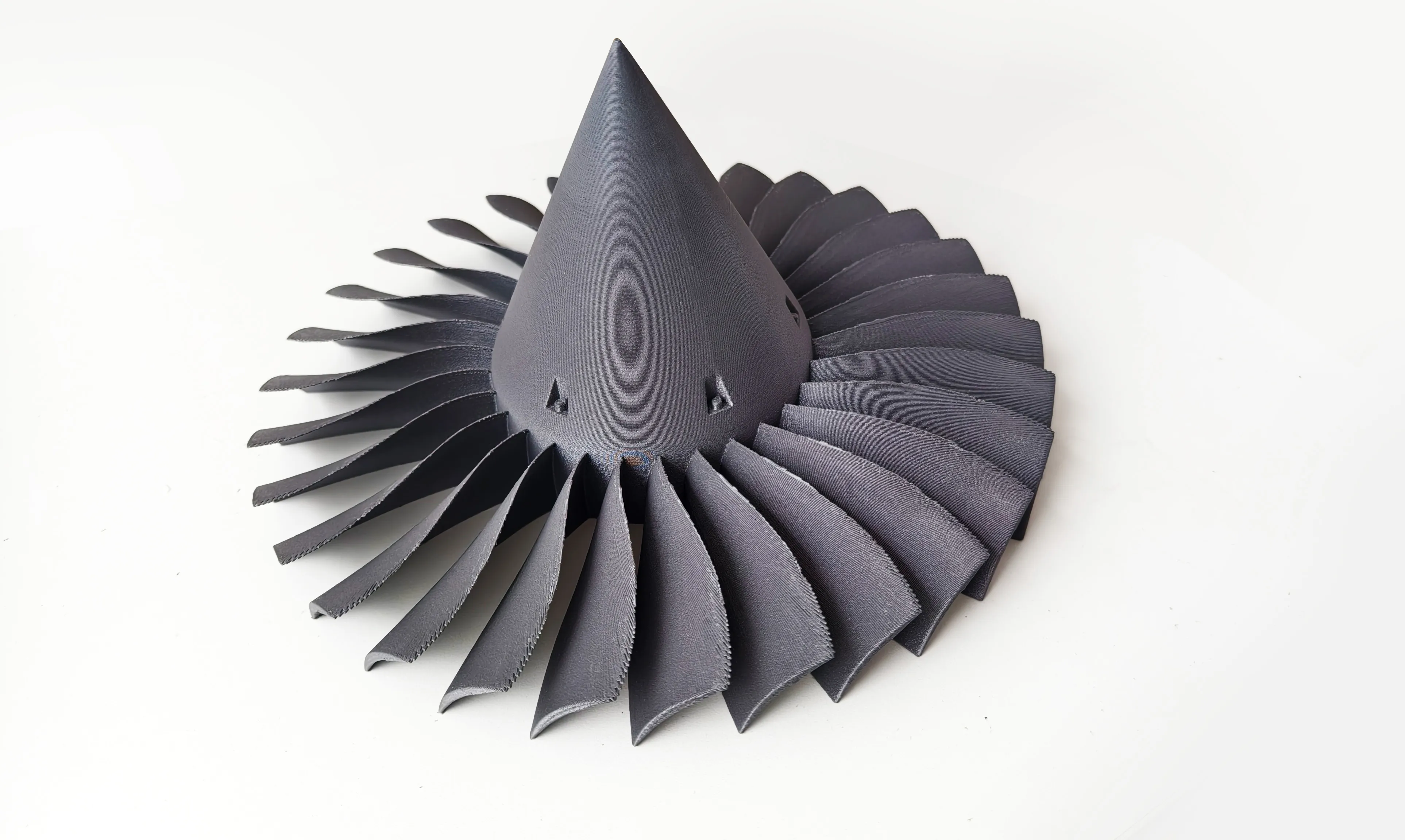 Turbine fan blade model printed by MD-1000D