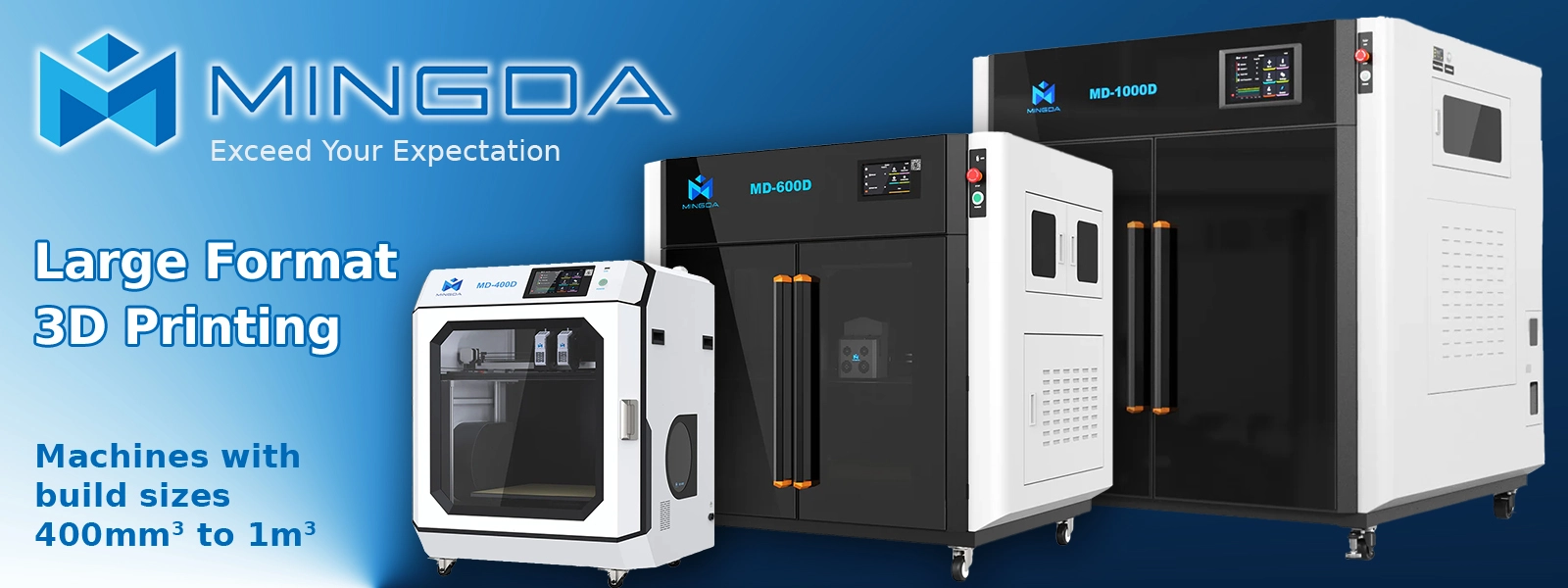 Mingda 3D Printer Range